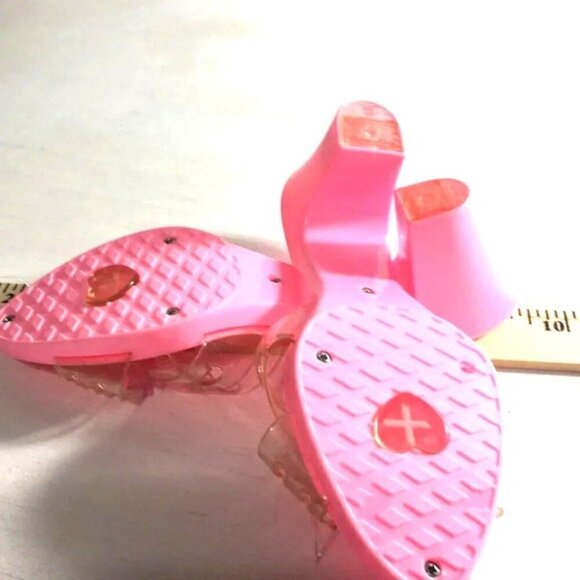 Girls Dress-Up Shoes Heels Pink Size Small - Picture 6 of 6